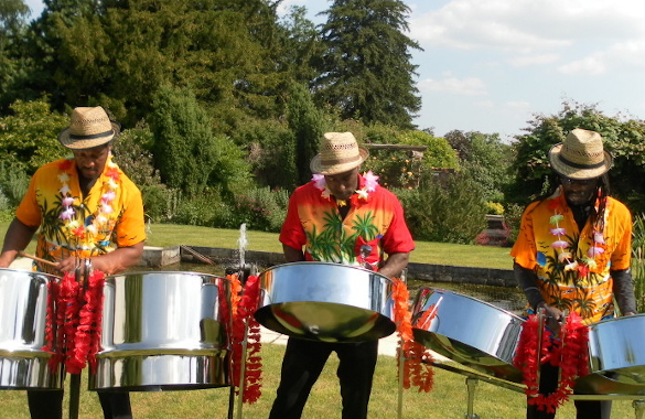 Wedding entertainment by SteelDrumBands.