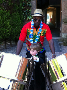 Wedding entertainment by SteelDrumBands.